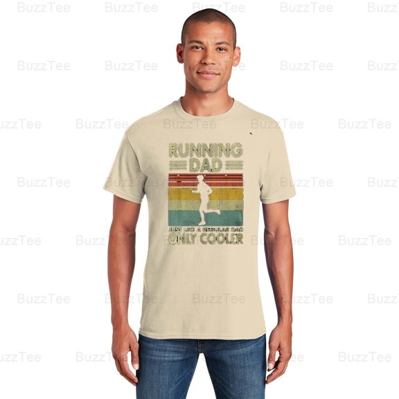 Father's Day Running Dad Just A Regular Dad But Cooler Fitness T-Shirt Unisex, up to 5XL