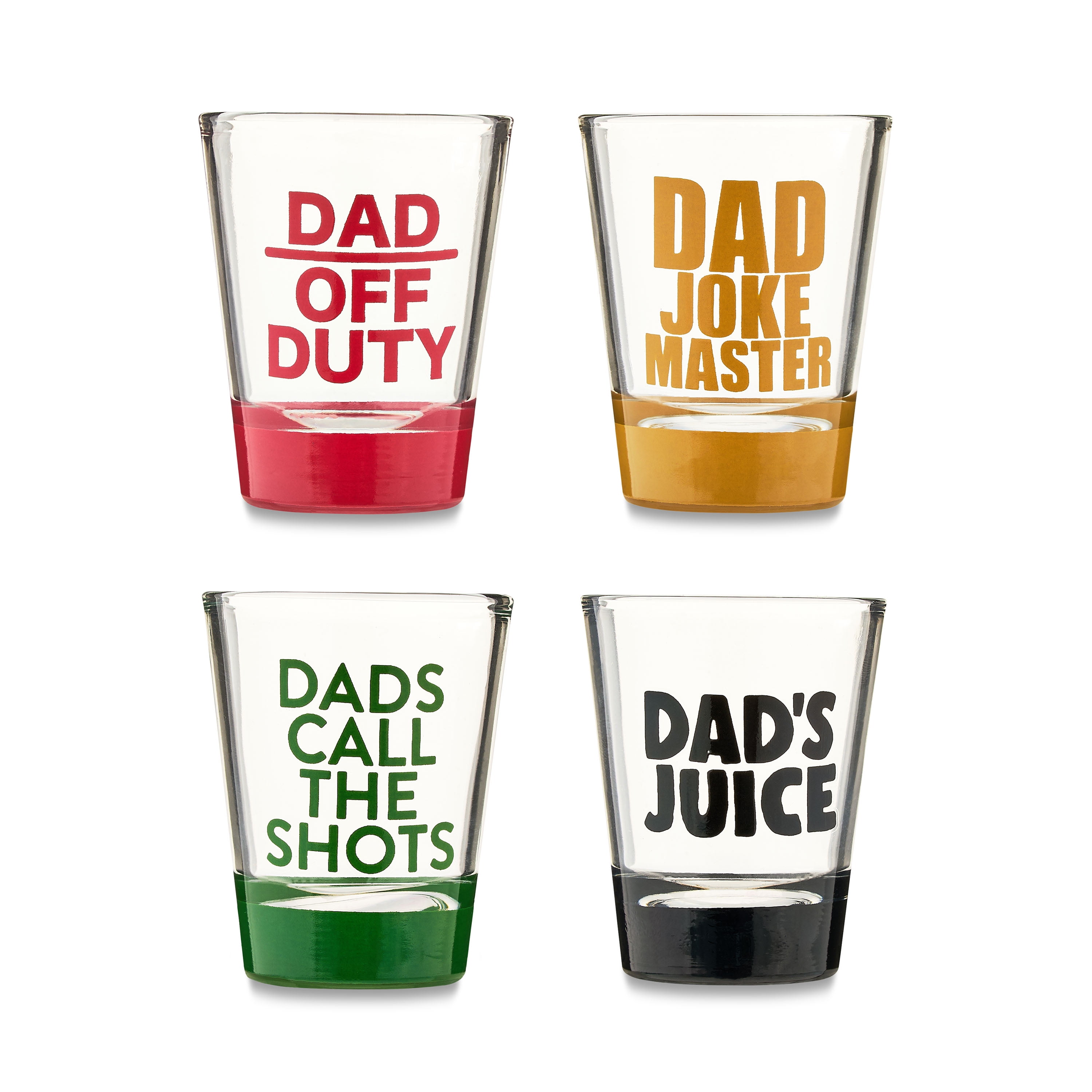Father’s Day Shot Glass Set, 4 Pieces, by Way To Celebrate