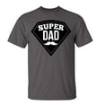 thumbnail image 1 of Father's Day Super DAD Short Sleeve T-Shirt-Charcoal-XL, 1 of 4