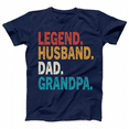thumbnail image 1 of Father's Day T-shirt, Legend Husband Dad Grandpa Shirt, Casual Crewneck Shirt for Dad, Husband, Grandpa Gift, 1 of 6