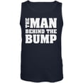 thumbnail image 1 of Father's Day The Man behind the Bump Navy Adult Tank Top - X-Large, 1 of 1