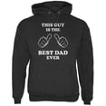 thumbnail image 1 of Father's Day This Guy Best Dad Ever Mens Hoodie Charcoal Heather X-LG, 1 of 1