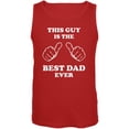thumbnail image 1 of Father's Day This Guy Best Dad Ever Red Adult Tank Top - Large, 1 of 1