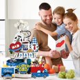 thumbnail image 1 of Father's Day Tiered Tray Decoration Set Country Farmhouse Wooden Logo Shirt Briefcase Truck Wooden Tabletop Layer Tray Decoration Items Suitable For Father's Day Family Table, 1 of 8