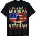 thumbnail image 1 of Father's Day - Veterans Day- I'm a Dad Grandpa and a Veteran T-Shirt, 1 of 4