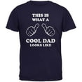 thumbnail image 1 of Father's Day - What a Cool Dad Looks Like Navy Adult T-Shirt - Large, 1 of 1