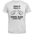 thumbnail image 1 of Father's Day - What a Cool Dad Looks Like White Adult T-Shirt - Medium, 1 of 1