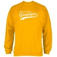 thumbnail image 1 of Father's Day World's Best Grandpa Mens Sweatshirt Gold MD, 1 of 1