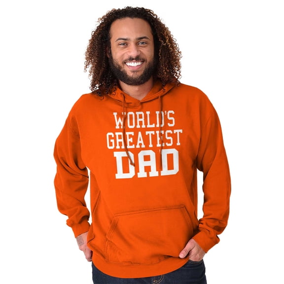 Father's Day World's Greatest Dad Men's Big & Tall Graphic Hoodie Brisco Brands 2X