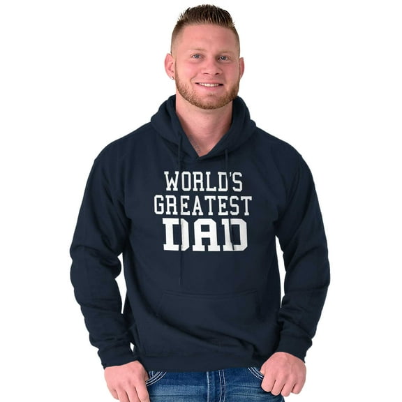 Father's Day World's Greatest Dad Men's Big & Tall Graphic Hoodie Brisco Brands 4X