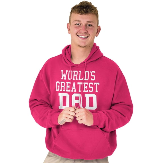 Father's Day World's Greatest Dad Men's Big & Tall Graphic Hoodie Brisco Brands 2X