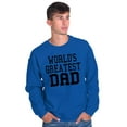 thumbnail image 1 of Father's Day World's Greatest Dad Men's Crewneck Sweatshirt Brisco Brands L, 1 of 1
