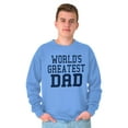 thumbnail image 1 of Father's Day World's Greatest Dad Men's Crewneck Sweatshirt Brisco Brands X, 1 of 1