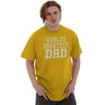 thumbnail image 1 of Father's Day World's Greatest Dad Men's Graphic T Shirt Tees Brisco Brands M, 1 of 6