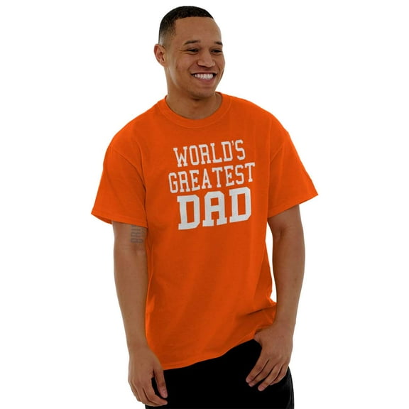 Father's Day World's Greatest Dad Men's Graphic T Shirt Tees Brisco Brands S