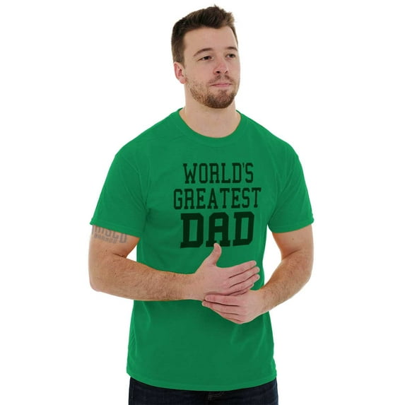 Father's Day World's Greatest Dad Men's Graphic T Shirt Tees Brisco Brands X