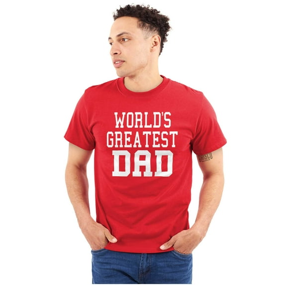 Father's Day World's Greatest Dad Men's Graphic T Shirt Tees Brisco Brands X
