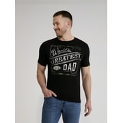 Father's Day World's Greatest Dad Men's and Big Men's Graphic Tee from Way to Celebrate, Sizes S-3XL