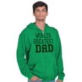 thumbnail image 1 of Father's Day World's Greatest Dad Zip Hoodie Sweatshirt Men Brisco Brands 2X, 1 of 1