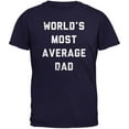 thumbnail image 1 of Father's Day World's Most Average Dad Navy Adult T-Shirt - 2X-Large, 1 of 1