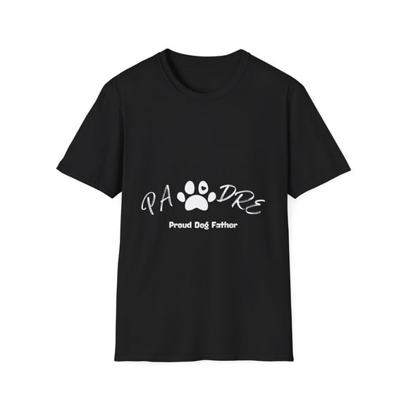 Father's Day gift, Dog dad, Pawdre, Unisex Softstyle T-Shirt