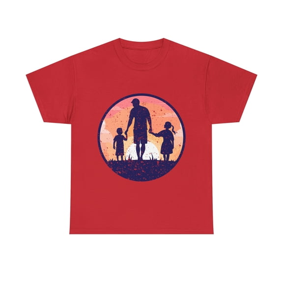 Father's Day with two kids T-Shirt
