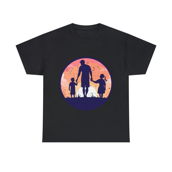Father's Day with two kids T-Shirt
