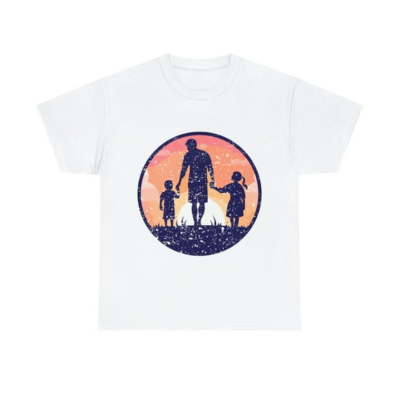 Father's Day with two kids T-Shirt