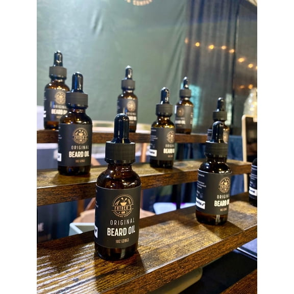 Fathers Grooming Beard Oil for Men - Natural, Fresh Scent, 1oz