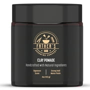 Father’s Grooming Water Based Clay Pomade - Styling Clay for Men, 4oz