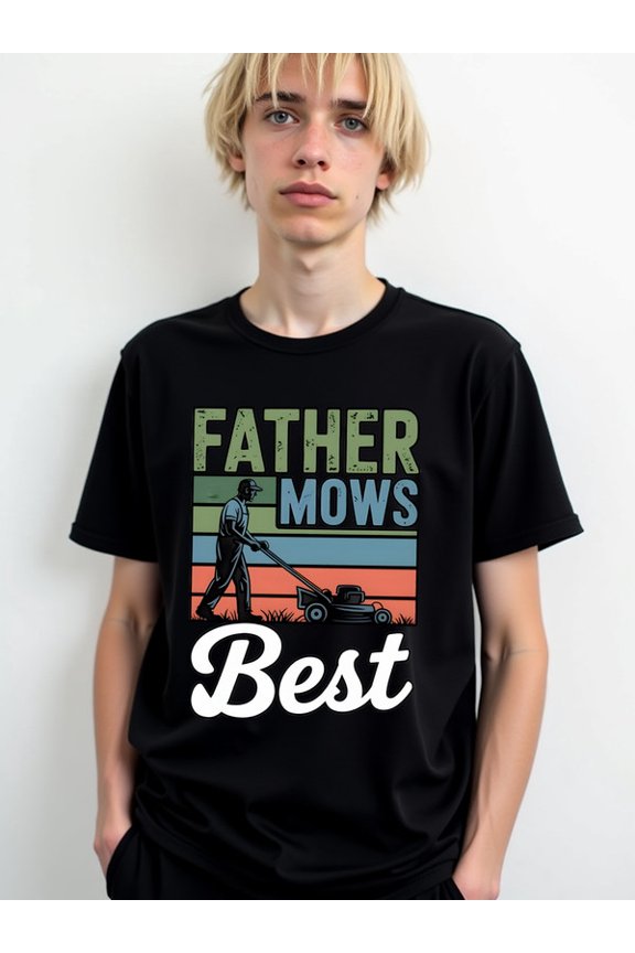 Father's Lawn Mowing Tee Men's t shirts black elegantly funny t shirts For summer Fall Wearable year-round Original Unisex Shirt Graphic Tee tshirts
