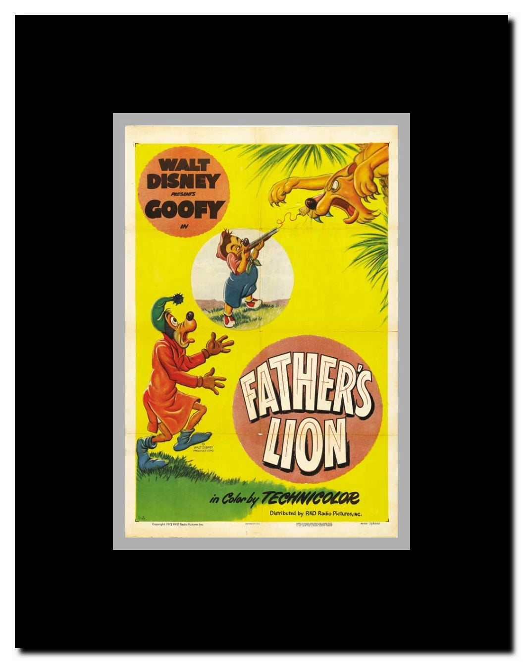 Father's Lion Framed Movie Poster