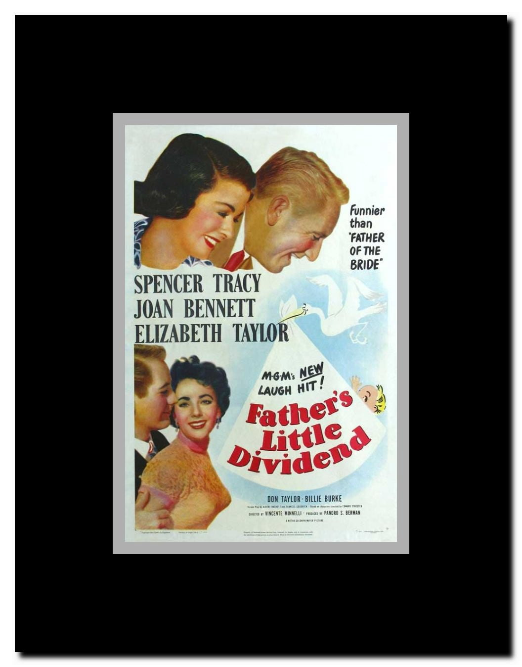 Father's Little Dividend Framed Movie Poster