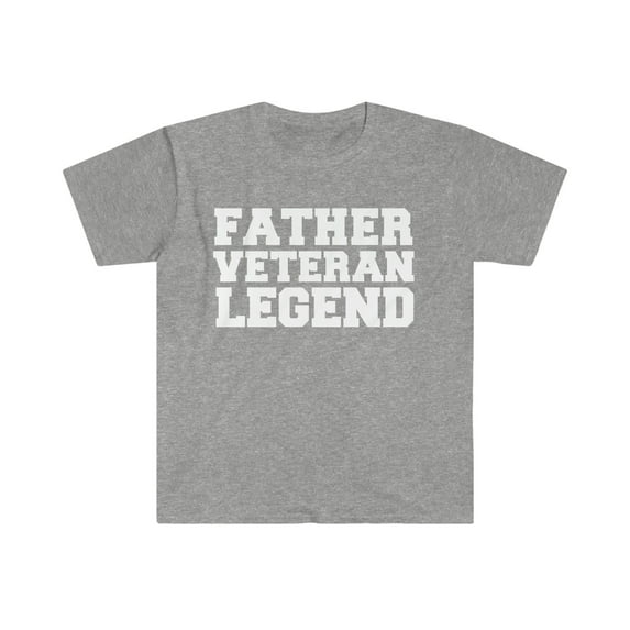 Father veteran legend Unisex T-shirt S-3XL Hero Veteran's Day Father's Day