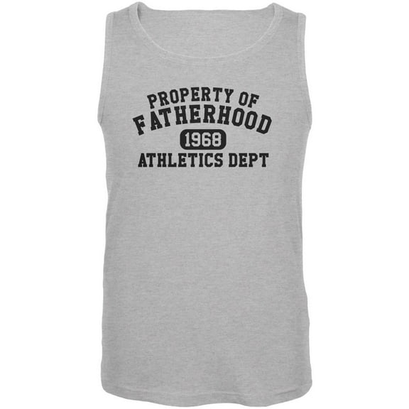 Fatherhood Athletics Department 1968 Mens Tank Top Heather LG