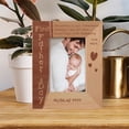 thumbnail image 1 of Fathering Is Not Something Perfect Men Do But Something That Perfects The Men Personalized Wooden Frame 3 1/2" x 5" Brown (Vertical), 1 of 1