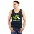 thumbnail image 1 of Fathers Daddysaurus Trex Dinosaur Dad Tank Top Sleeveless Tee Men Brisco Brands M, 1 of 5