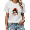 thumbnail image 1 of Fathers Day Best Cat Dad Ever Cat Dad Graphic Tees Mens Tshirt Shirts Black White S-5XL Tops, 1 of 4