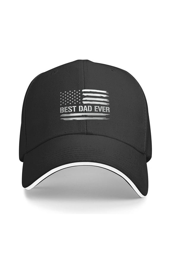 Fathers Day Birthday Gifts for Dad from Daughter Son Kids Wife, Mens Birthday Gift Ideas Print Baseball Cap Adjustable Strap for Running Workouts and Outdoor Activities All Seasons,Made In USA,Adult