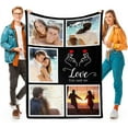 thumbnail image 1 of Fathers Day Blankets Gifts for Dad from Wife Daughter Son, Letter Warm Soft Throw Blankets for Dad, Dad Birthday Gifts, Father Blankets, I Love You Dad Blankets, 70"x 50", 1 of 5