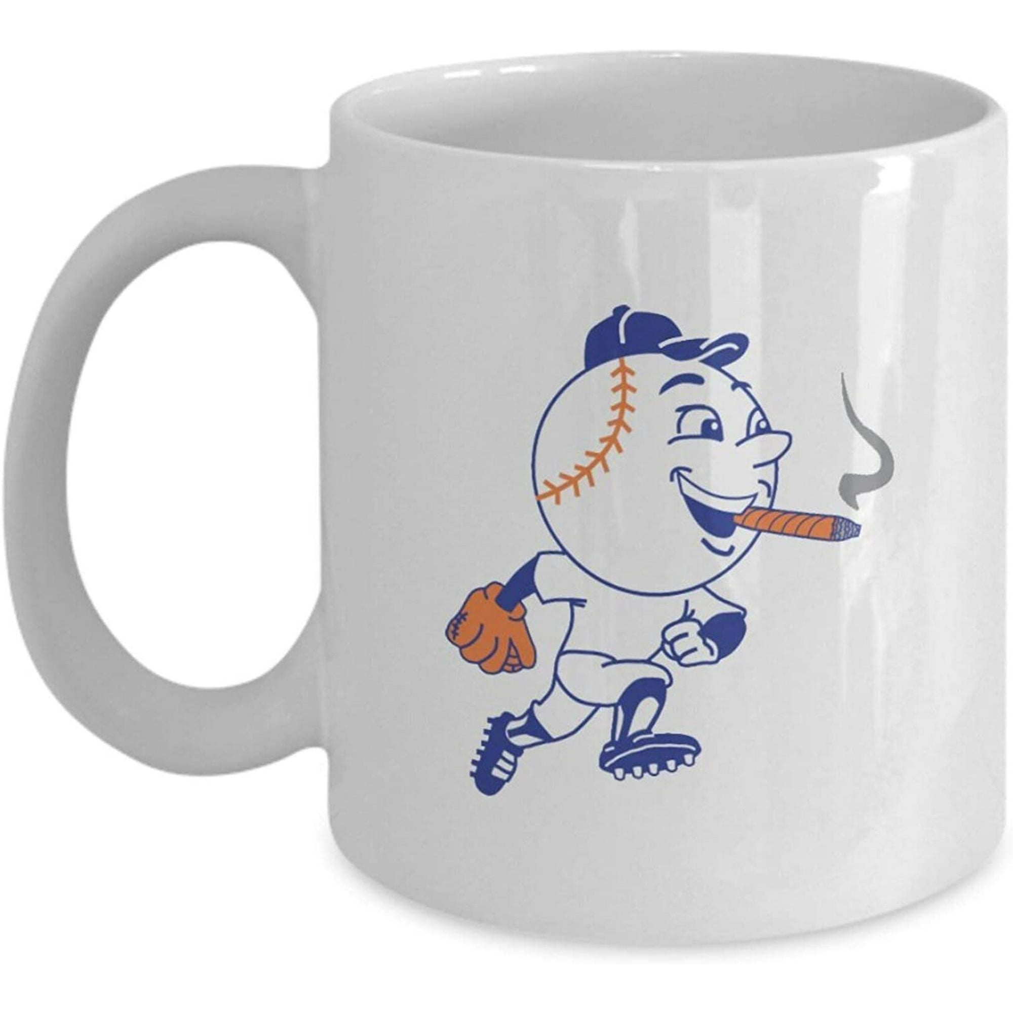 New York Mets 11oz. Personalized Mug - White