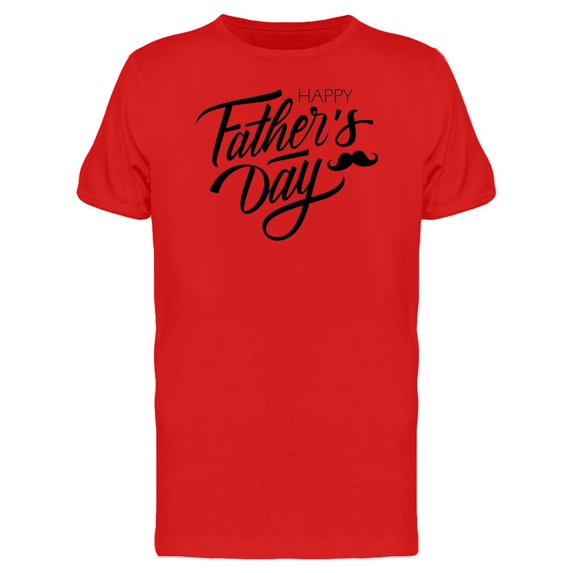 Fathers Day Cool Mustache Doodle Tee Men's -Image by Shutterstock