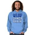 thumbnail image 1 of Fathers Day Dad Bod Video Gamer Brain Men's Big & Tall Graphic Hoodie Brisco Brands 2X, 1 of 5