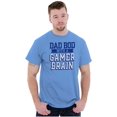 thumbnail image 1 of Fathers Day Dad Bod Video Gamer Brain Men's Big & Tall Crewneck Graphic Tee Brisco Brands 2X, 1 of 5