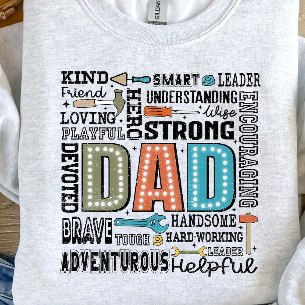 Best Dad Ever With US American Flag Gift For Daddy Dad Father's Day