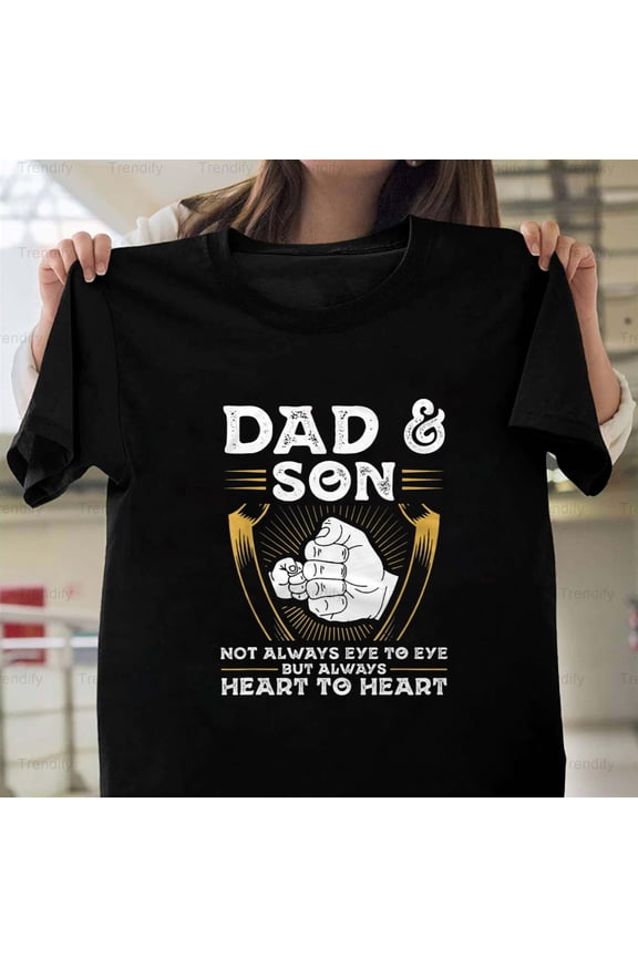 Fathers Day Dad Son Matching Funny Family Sarcastic K11398 Unisex T-Shirt – Extended Sizes Up to 5XL