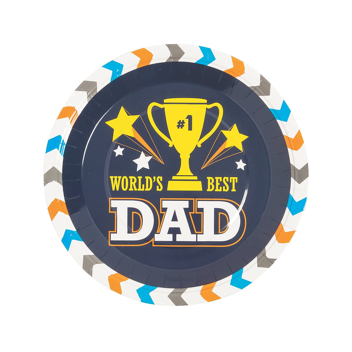 Fathers Day Dinner Plate - Party Supplies - 8 Pieces