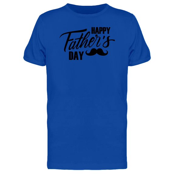 Fathers Day Doodle Mustache T-Shirt Men -Image by Shutterstock, Male 3X-Large