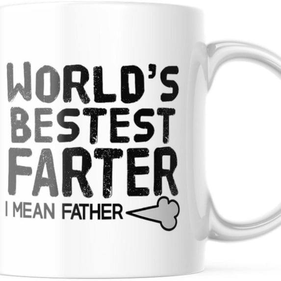 Fathers Day Funny Gifts Dad Husband Him from Daughter Son Kids Wife Mug