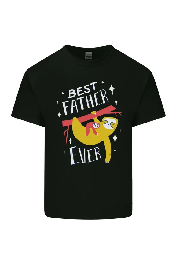 Fathers Day Funny Sloth Dad Daddy Parent Humorous Cotton Shirt,for unisex up to 5XL